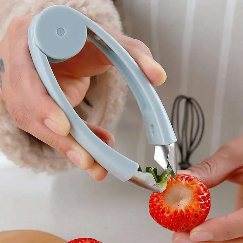 Strawberry Huller - ห้องครัวสแตนเลสสับปะรด Eye Corer ผักผลไม้มีด Stem Remover