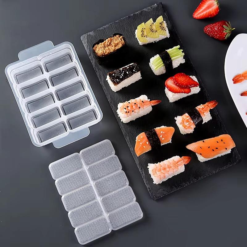 Meal Prep With Rice - แม่พิมพ์ข้าวปั้น 10 ช่อง รุ่นใหม่ พร้อมฝาปิด วัสดุ