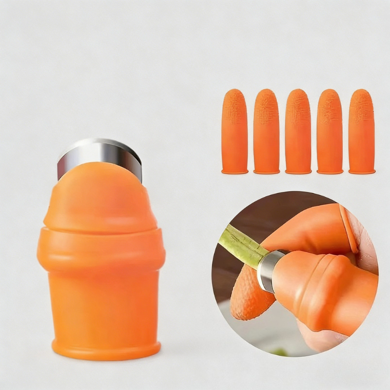 Strawberry Huller - มีดปลอกเปลือกผักแบบนิ้วโป้ง สำหรับพริก ถั่ว กระเทียม สตรอว์เบอร์รี ใช้สำหรับปอกเปลือกและเก็บเกี่ยว