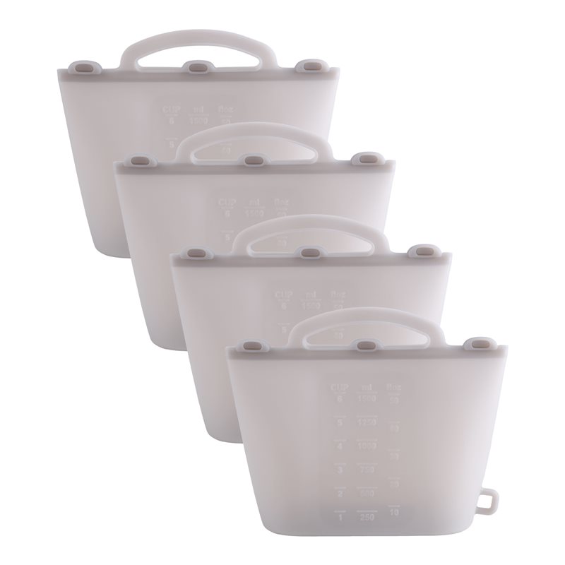 Meal Prep Freezer - 75STO-ถุงเก็บอาหารสด เกรดอาหาร ถุงเก็บอาหารแบบปิดผนึกได้เอง อุปกรณ์ครัวแบบใช้ซ้ำได้ สำหรับแช่แข็ง ขนม