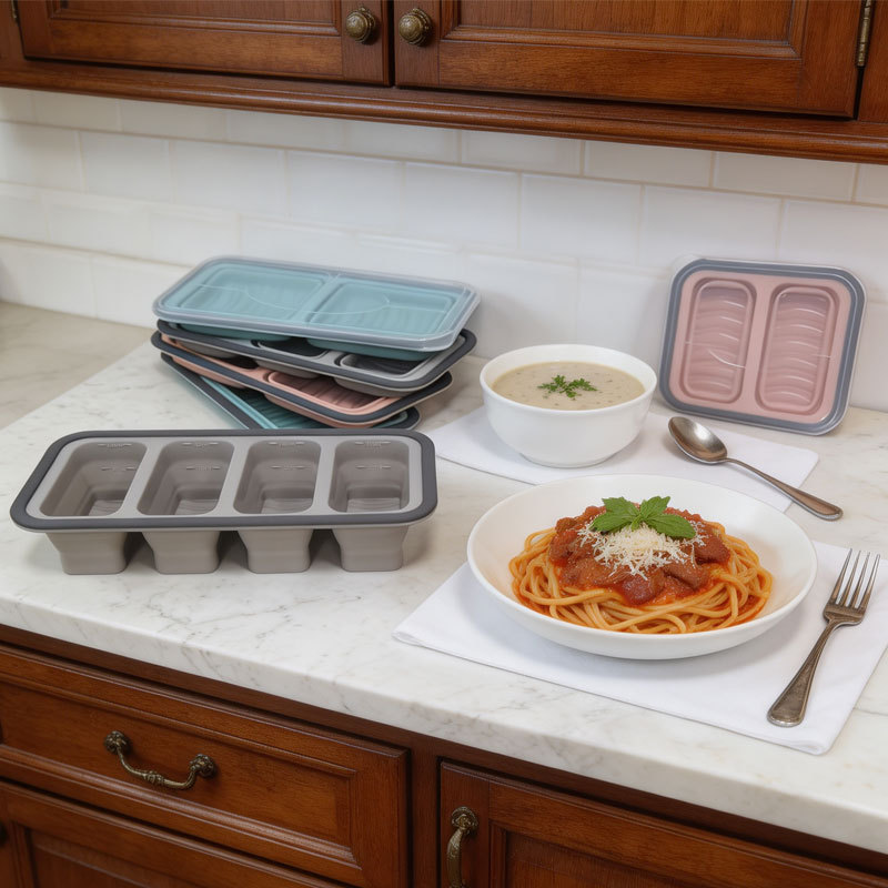 แม่พิมพ์ทำน้ำแข็งก้อนใหญ่-ซุป, - Meal Prep Freezer บทวิจารณ์และราคา