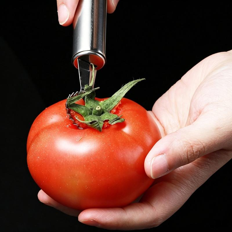 ที่คว้านเมล็ดมะเขือเทศสแตนเลสอ - Strawberry Huller บทวิจารณ์และราคา