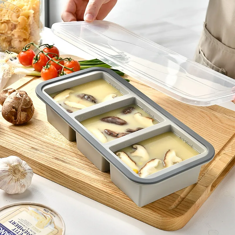 แม่พิมพ์น้ำแข็งก้อนใหญ่ - ถาดซ - Meal Prep Freezer บทวิจารณ์และราคา