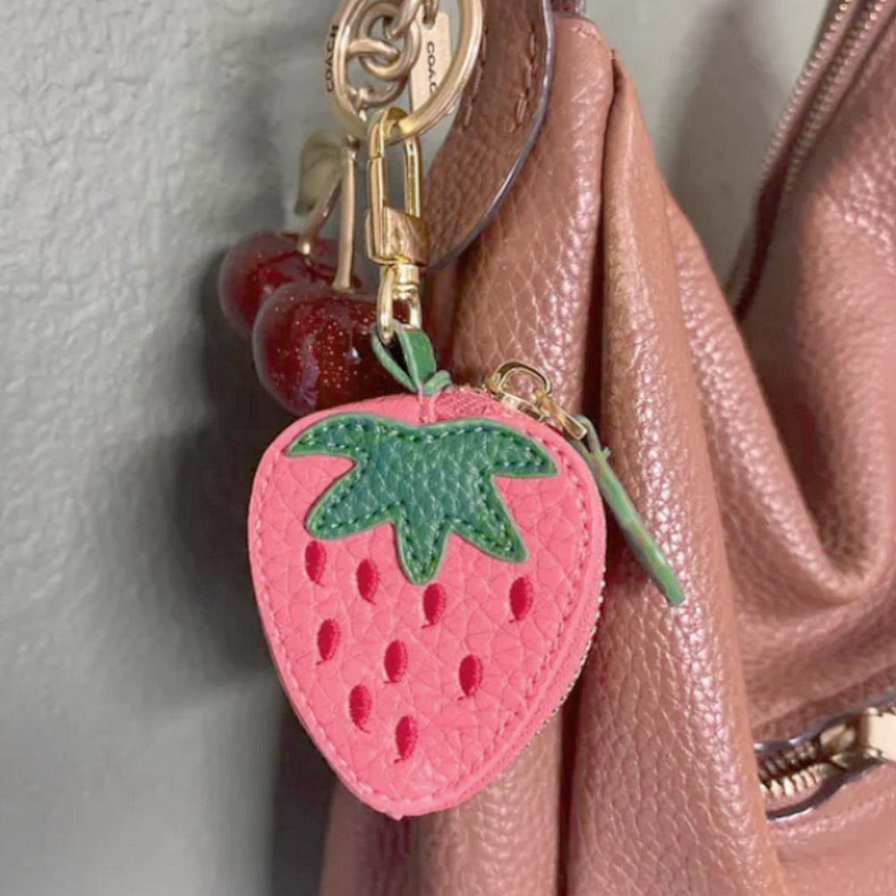กระเป๋าใส่เหรียญหนังเทียมลายสต - Strawberry Huller บทวิจารณ์และราคา