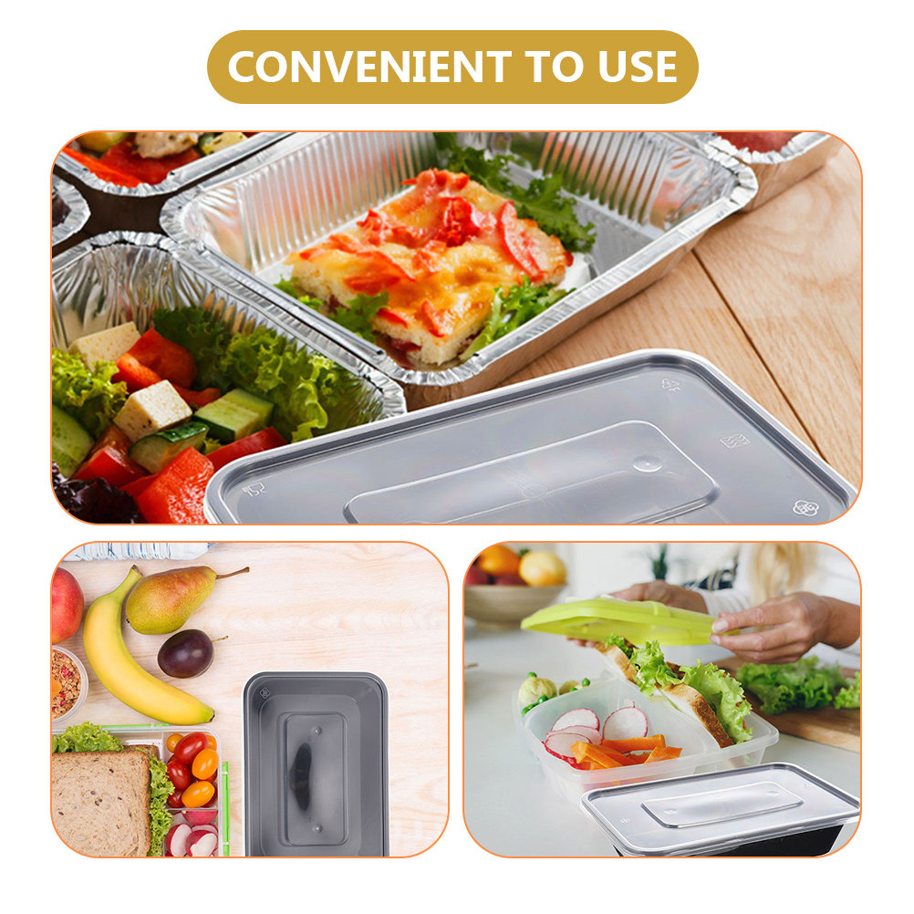 กล่องอาหารทรงสี่เหลี่ยมแบบใช้แ - Meal Prep With Rice บทวิจารณ์และราคา