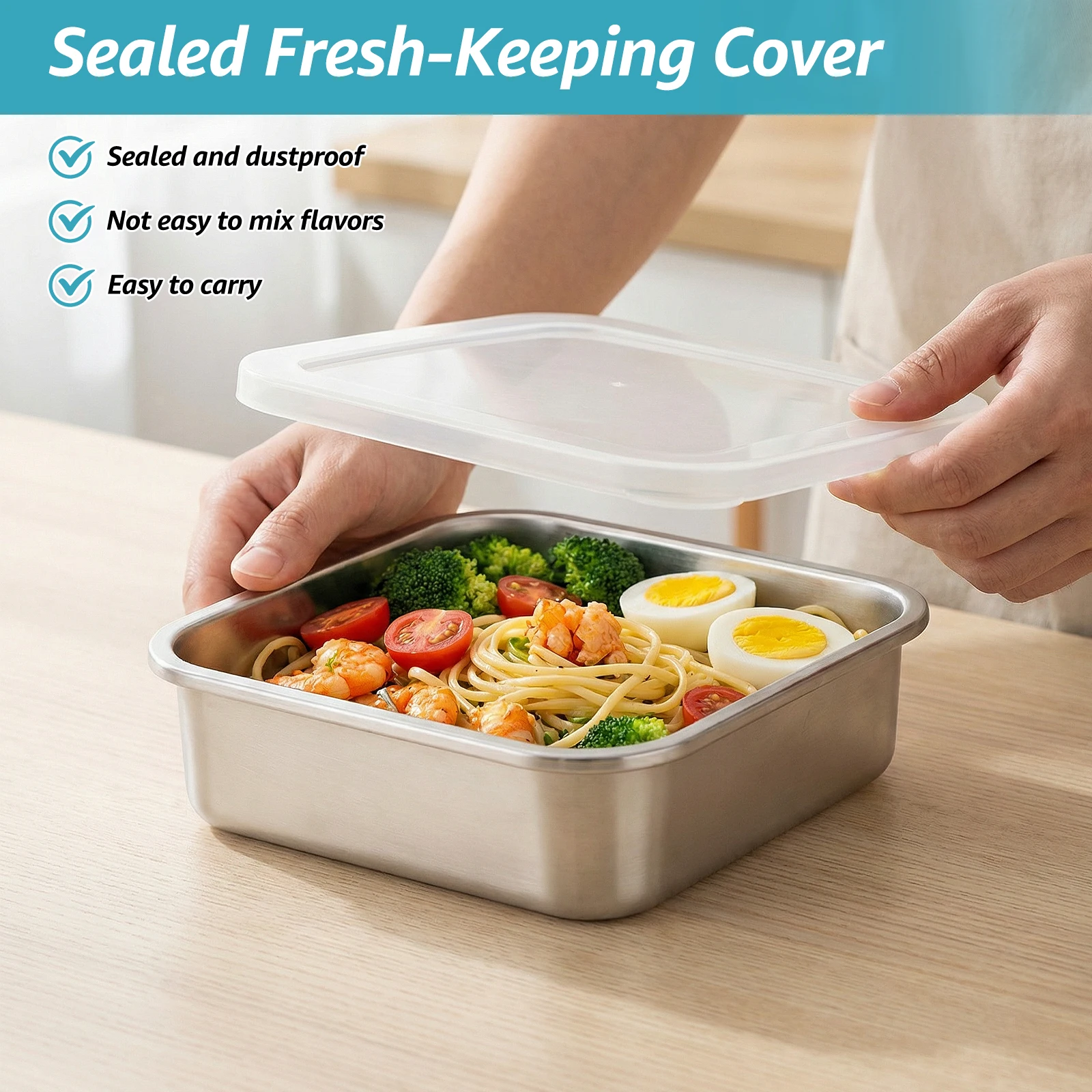 ชุดอ่างล้างผลไม้สแตนเลส 2 in 1 - Meal Prep With Rice บทวิจารณ์และราคา