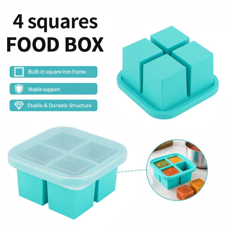 กล่องเก็บอาหารซิลิโคน 4 ช่องพร - Meal Prep Easy บทวิจารณ์และราคา