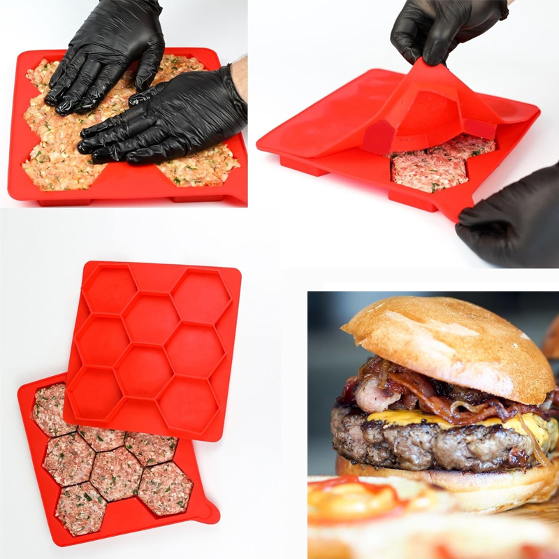 แม่พิมพ์กดเนื้อซิลิโคน 8 หลุม  - Meal Prep Freezer บทวิจารณ์และราคา