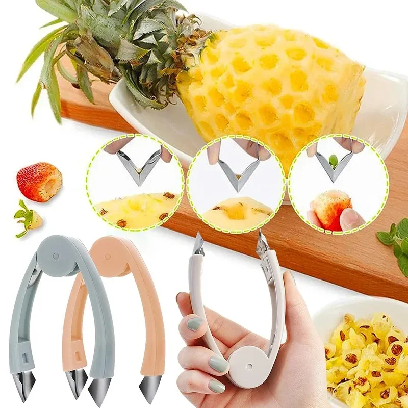 ห้องครัวสแตนเลสสับปะรด Eye Cor - Strawberry Huller บทวิจารณ์และราคา