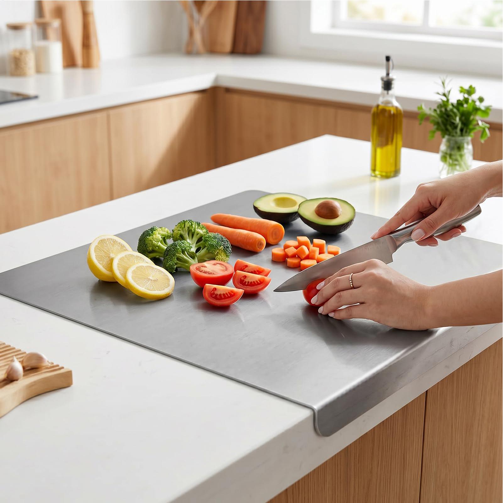 เขียงสแตนเลสกันลื่น ทำความสะอา - Meal Prep Easy บทวิจารณ์และราคา