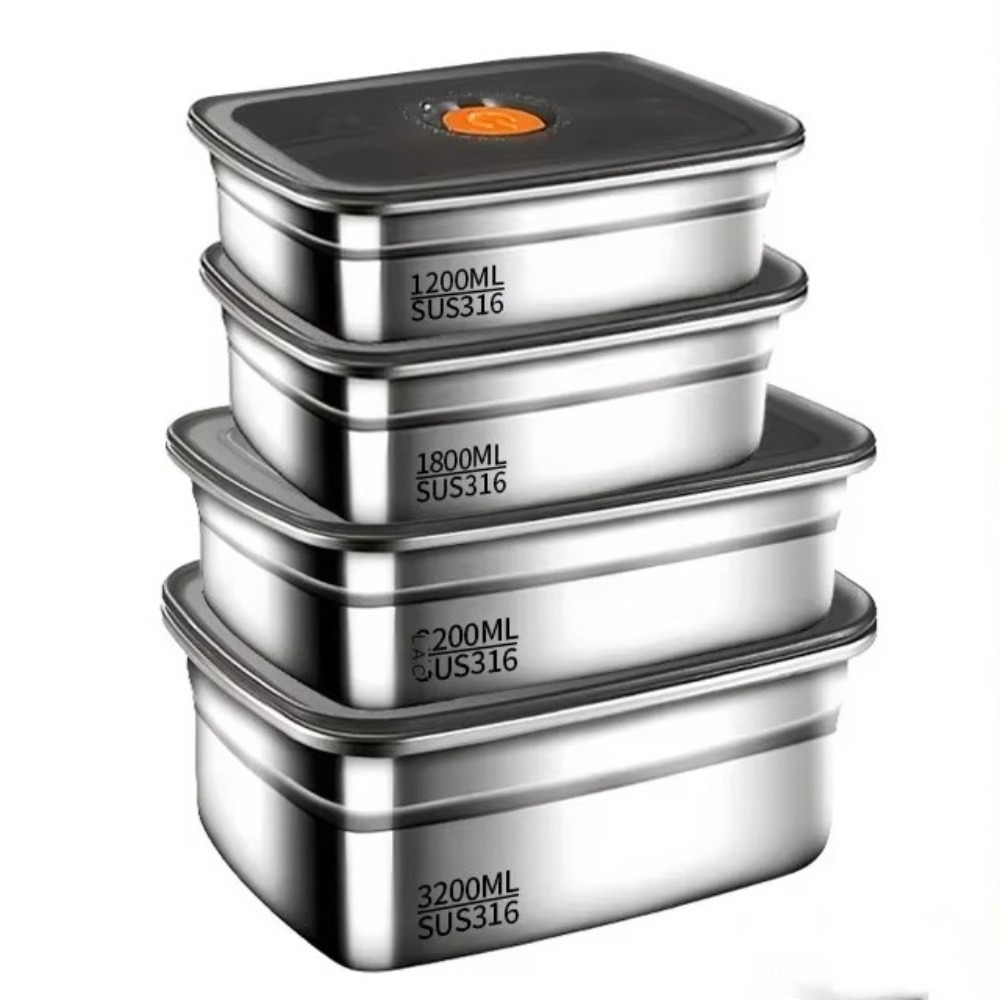 สแตนเลส Camping กล่องอาหารกลาง - Meal Prep Freezer บทวิจารณ์และราคา