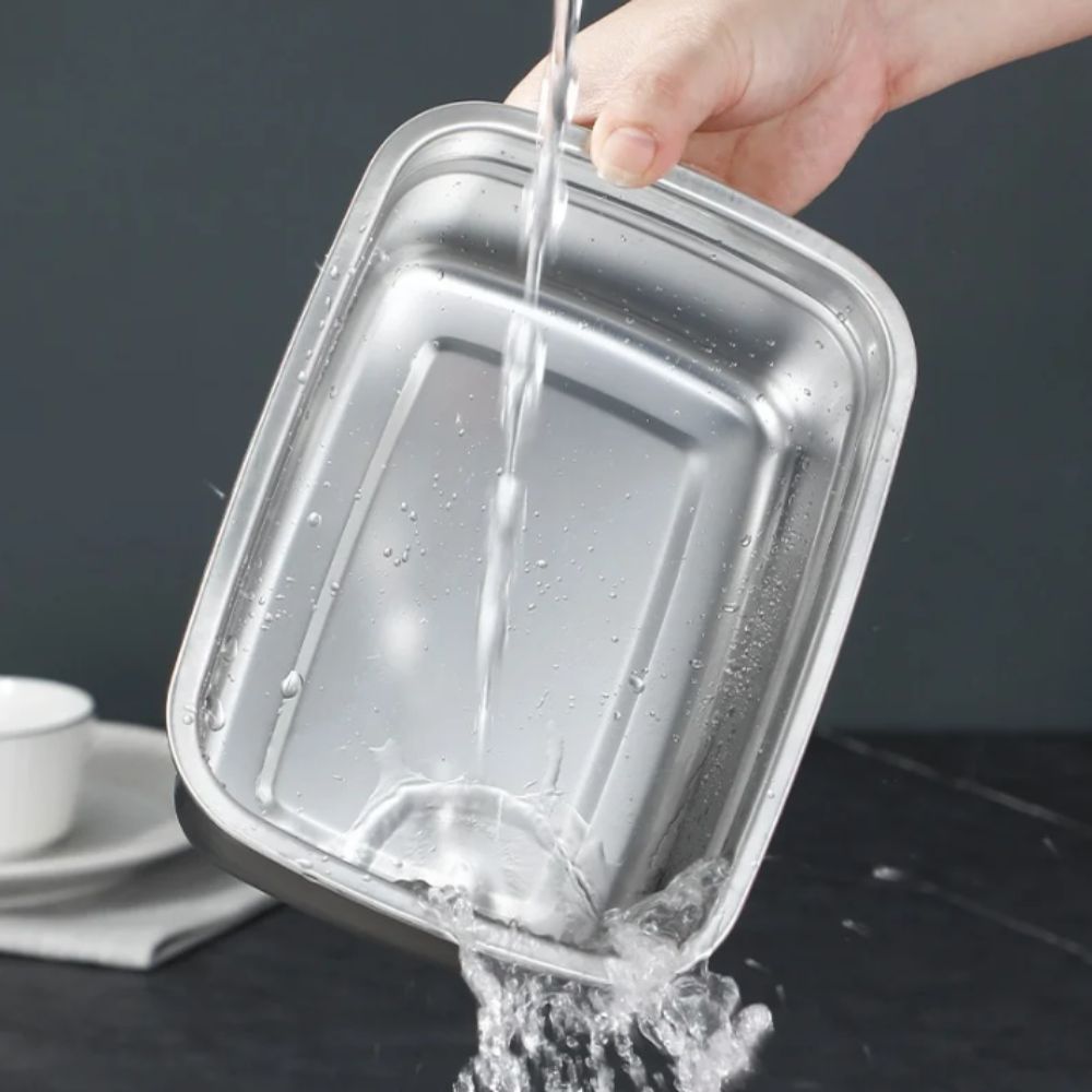 สแตนเลส Camping กล่องอาหารกลาง - Meal Prep Freezer บทวิจารณ์และราคา