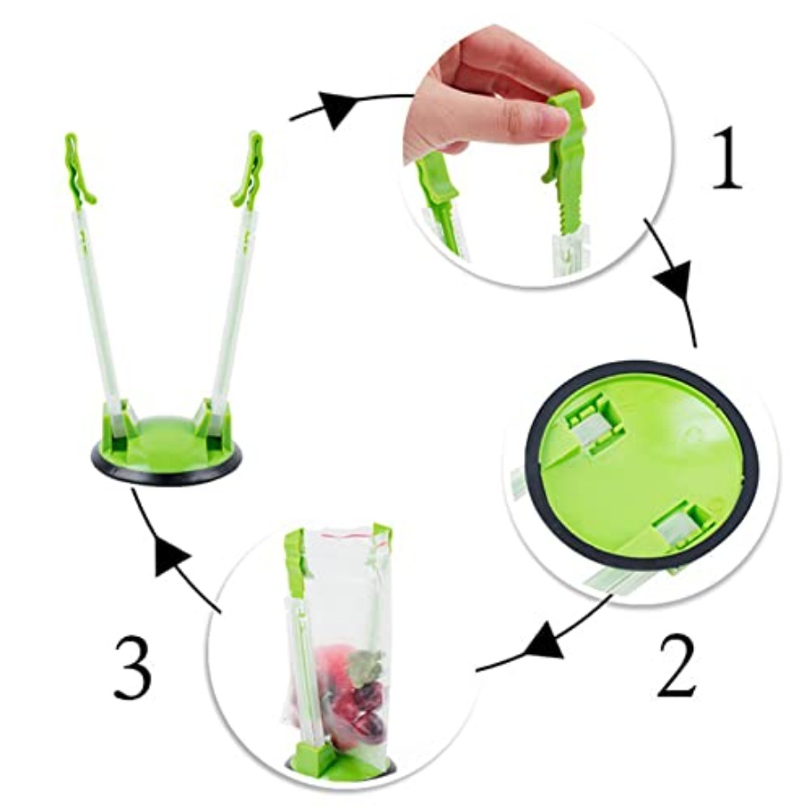 Baggy Rack - ชุด 8 ชิ้น, คลิปห - Meal Prep Freezer บทวิจารณ์และราคา