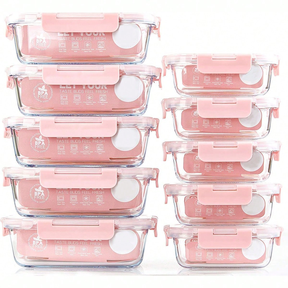 ชุดกล่องแก้วสำหรับเตรียมอาหาร  - Meal Prep Freezer บทวิจารณ์และราคา