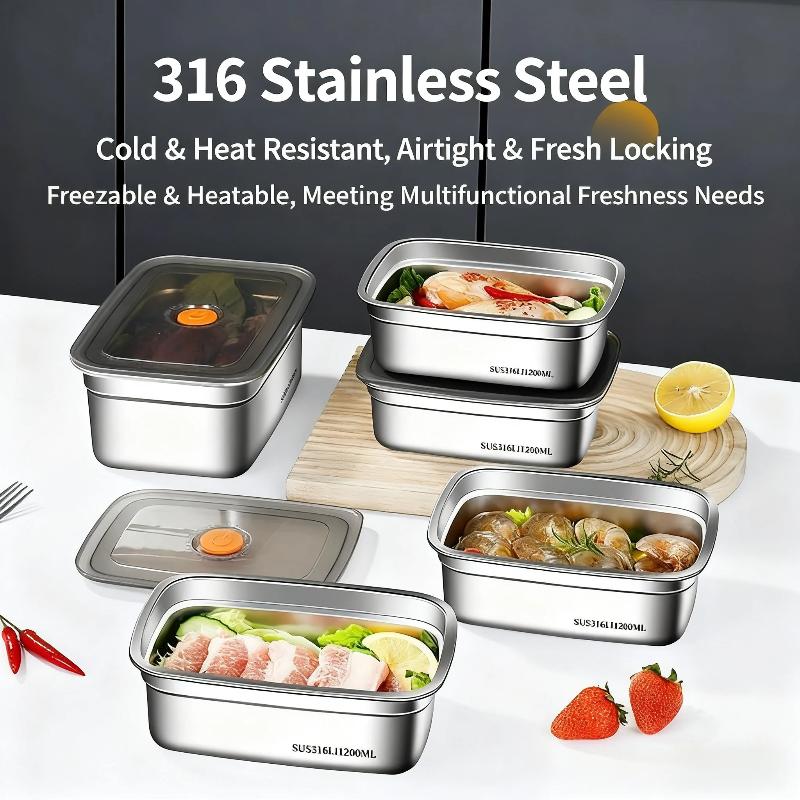 (BF06)กล่องอาหารกลางวันสแตนเลส - Meal Prep Freezer บทวิจารณ์และราคา
