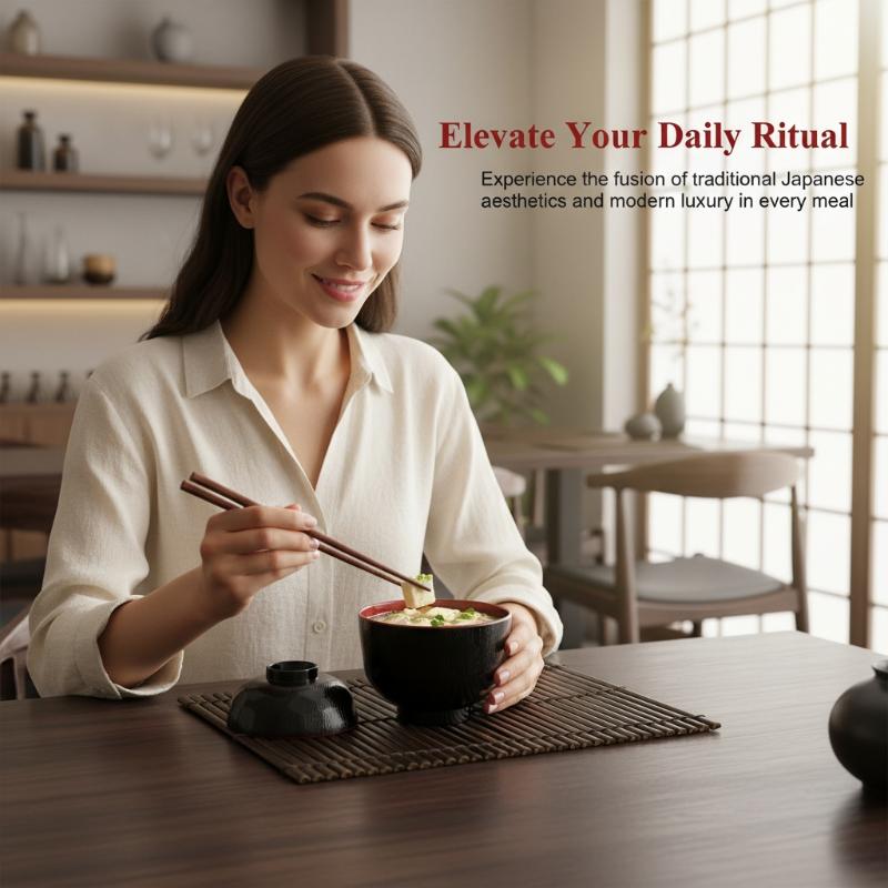 ชามซุปมิโซะสองสีพร้อมฝาปิด ชาม - Meal Prep With Rice บทวิจารณ์และราคา