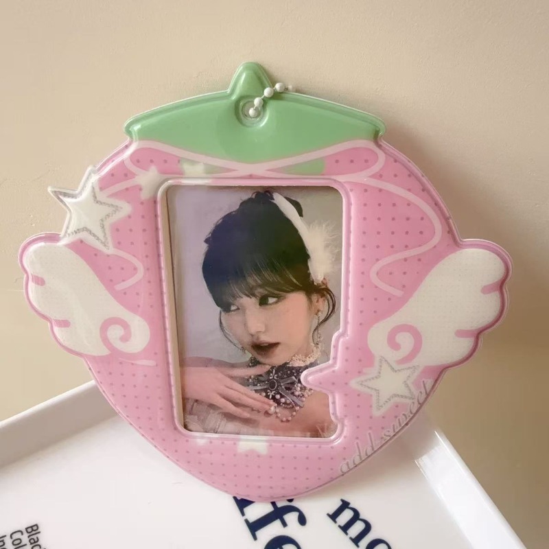 พวงกุญแจพร้อมที่ใส่การ์ดรูปภาพ - Strawberry Huller บทวิจารณ์และราคา