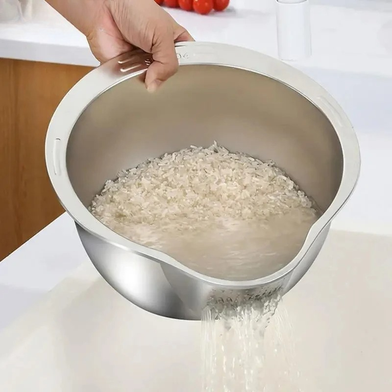 กระชอนกรองข้าวสแตนเลสกันสนิม ช - Meal Prep With Rice บทวิจารณ์และราคา