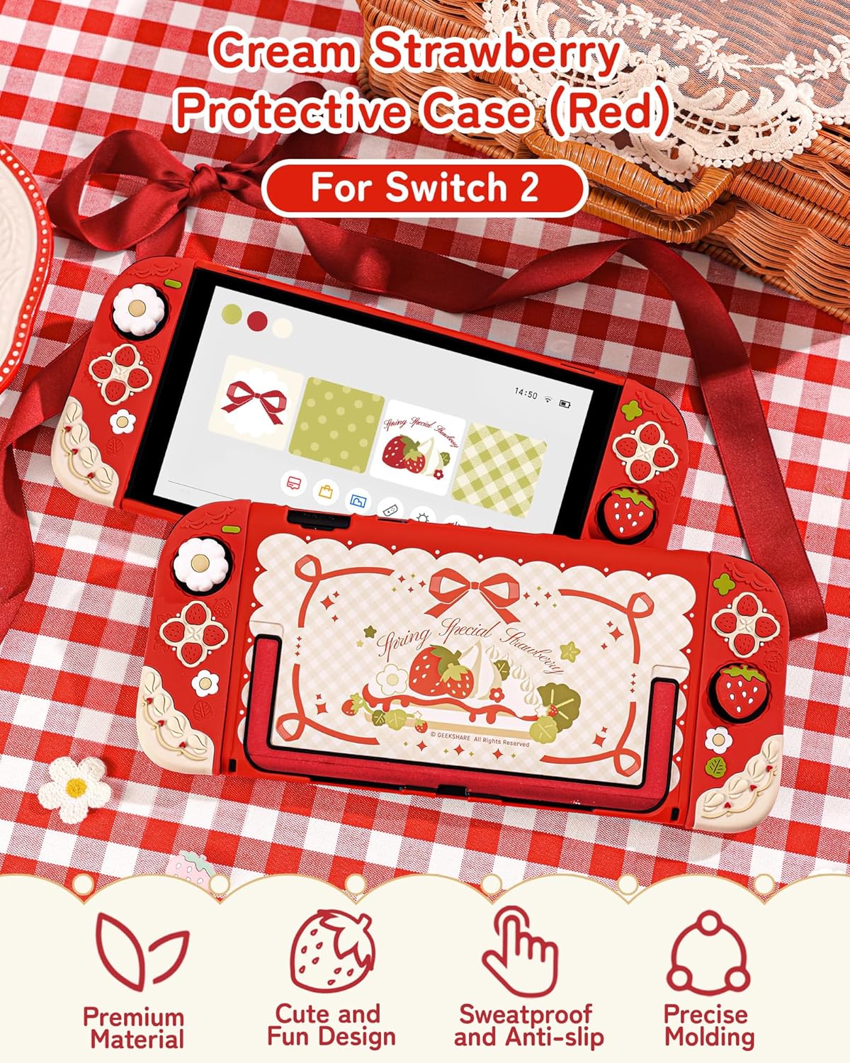 เคสป้องกัน GeekShare สำหรับ Sw - Strawberry Huller บทวิจารณ์และราคา