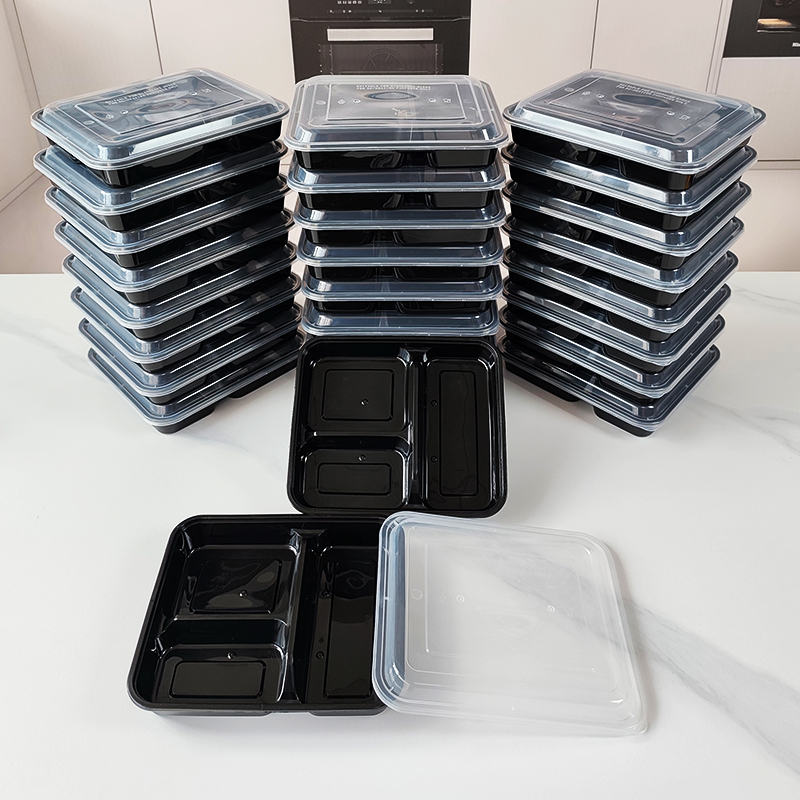 กล่องเตรียมอาหาร 3 ช่อง ขนาด 3 - Meal Prep Freezer บทวิจารณ์และราคา
